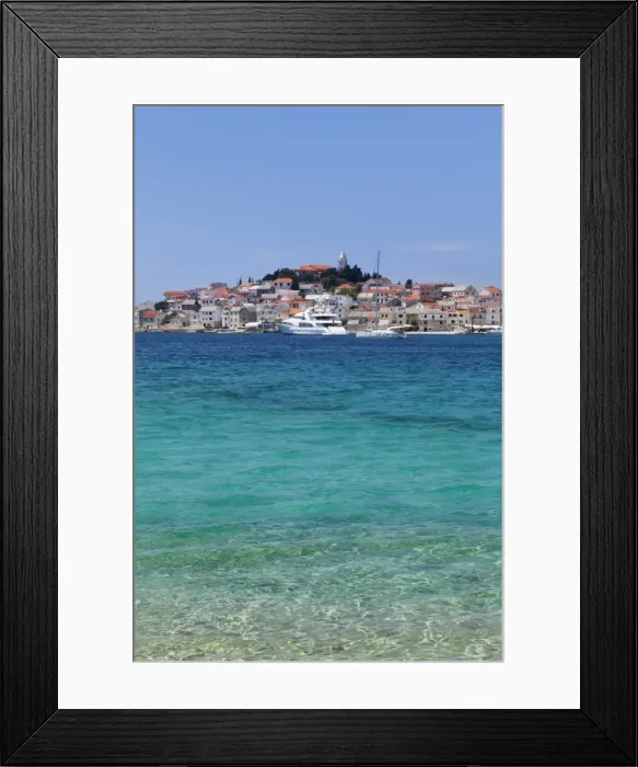 Framed Print : Primosten, Adriatic Coast, Dalamtia, Croatia, Europe Framed Print : Primosten, Adriatic Coast, Dalamtia, Croatia, Europe