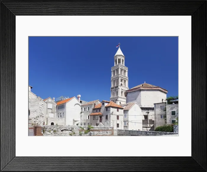 Framed Print : St. Dominus (Sveti Duje) Cathedral, Diocletians Palace, UNESCO World Heritage Site, Split, Dalmatia, Croatia, Europe Framed Print : St. Dominus (Sveti Duje) Cathedral, Diocletians Palace, UNESCO World Heritage Site, Split, Dalmatia, Croatia, Europe