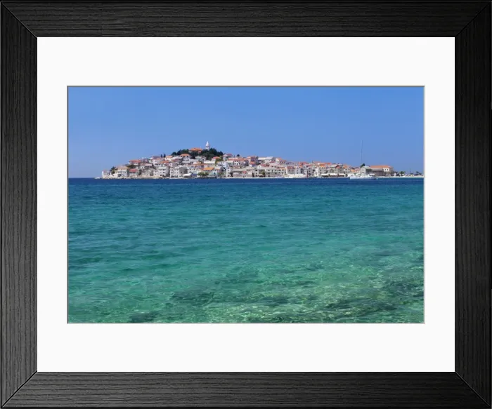 Framed Print : Primosten, Adriatic Coast, Dalamtia, Croatia, Europe Framed Print : Primosten, Adriatic Coast, Dalamtia, Croatia, Europe