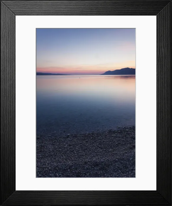 Framed Print : Sunset at the beach of Baska Voda, Makarska Riviera, Dalmatia, Croatia, Europe Framed Print : Sunset at the beach of Baska Voda, Makarska Riviera, Dalmatia, Croatia, Europe