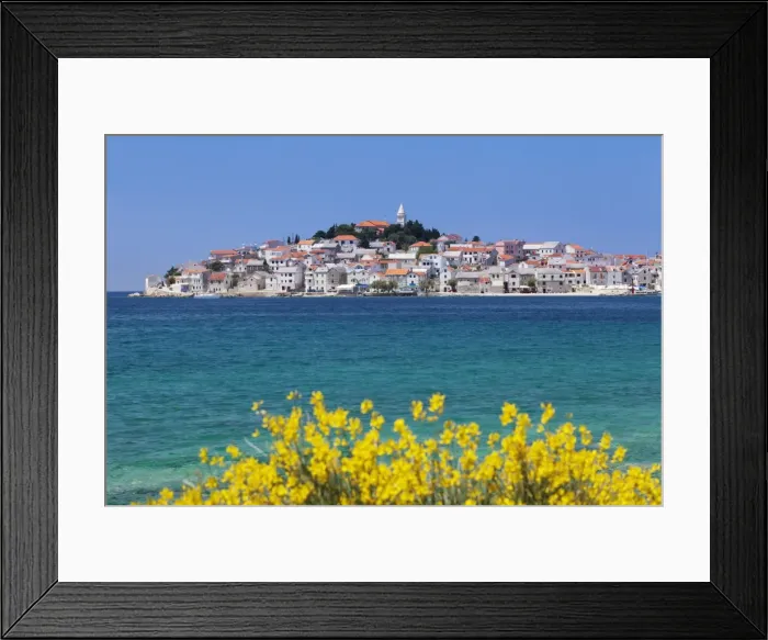 Framed Print : Primosten, Dalmatian Coast, Croatia, Europe Framed Print : Primosten, Dalmatian Coast, Croatia, Europe