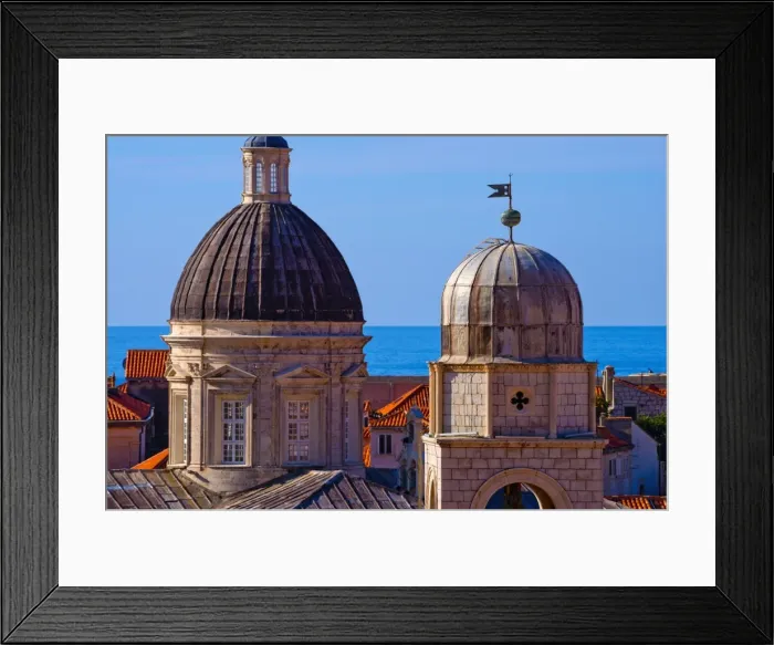 Framed Print : Cathedral of the Assumption of the Virgin Mary on left, Clock Tower right, Old Town (Stari Grad), UNESCO World Heritage Site, Dubrovnik, Dalmatia, Croatia, Europe Framed Print : Cathedral of the Assumption of the Virgin Mary on left, Clock Tower right, Old Town (Stari Grad), UNESCO World Heritage Site, Dubrovnik, Dalmatia, Croatia, Europe