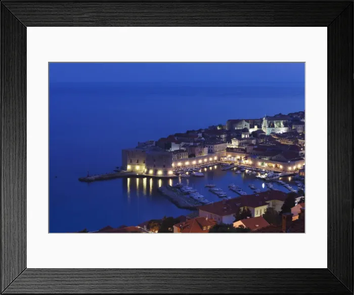Framed Print : St. John Fort, Old harbour and Old Town, UNESCO World Heritage Site, Dubrovnik, Dalmatia, Croatia, Europe Framed Print : St. John Fort, Old harbour and Old Town, UNESCO World Heritage Site, Dubrovnik, Dalmatia, Croatia, Europe