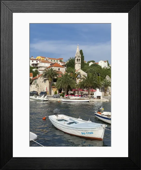 Framed Print : Splitska harbour, Brac Island, Dalmatian Coast, Croatia, Europe Framed Print : Splitska harbour, Brac Island, Dalmatian Coast, Croatia, Europe