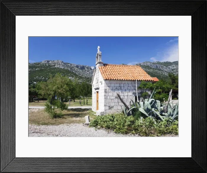 Framed Print : Chapel at the beach of Viganj, near Orebic, Peljesac, Dalmatia, Croatia, Europe Framed Print : Chapel at the beach of Viganj, near Orebic, Peljesac, Dalmatia, Croatia, Europe