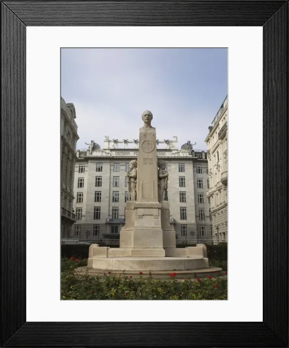Framed Print : Post Office Savings Bank (Osterreichische Postsparkasse), designed by Otto Wagner, from Georg Koch Platz, Vienna, Austria, Europe Framed Print : Post Office Savings Bank (Osterreichische Postsparkasse), designed by Otto Wagner, from Georg Koch Platz, Vienna, Austria, Europe