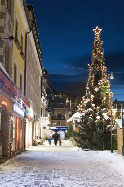 Christmas market, Haupt Square, Schladming, Steiermark, Austria, Europe
