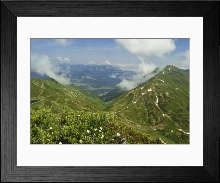 Framed Print : View of Fellhorn from Kanzelwand, Kleines Walsertal, Austria, Europe Framed Print : View of Fellhorn from Kanzelwand, Kleines Walsertal, Austria, Europe