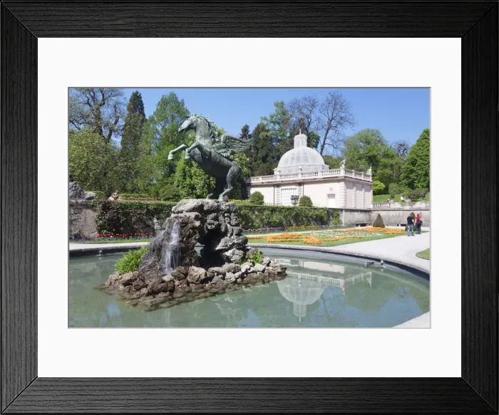 Framed Print : Fountain in Mirabell Garden, UNESCO World Heritage Site, Salzburg, Salzburger Land, Austria, Europe Framed Print : Fountain in Mirabell Garden, UNESCO World Heritage Site, Salzburg, Salzburger Land, Austria, Europe