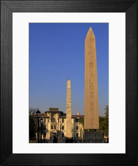 Framed Print : Obelisk of Theodosius in foreground with the Walled Obelisk in the background, Istanbul, Turkey, Europe Framed Print : Obelisk of Theodosius in foreground with the Walled Obelisk in the background, Istanbul, Turkey, Europe