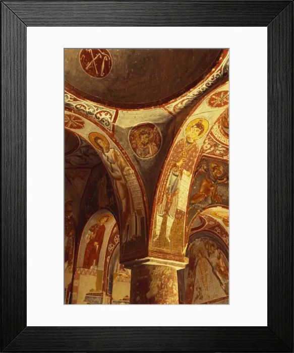 Framed Print : Detail from a Fresco in Elmali Church, Goreme, Cappadocia, Turkey Framed Print : Detail from a Fresco in Elmali Church, Goreme, Cappadocia, Turkey