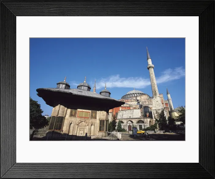Framed Print : Fountain Ahmet Iii, Sultanahmet, Istanbul, Turkey