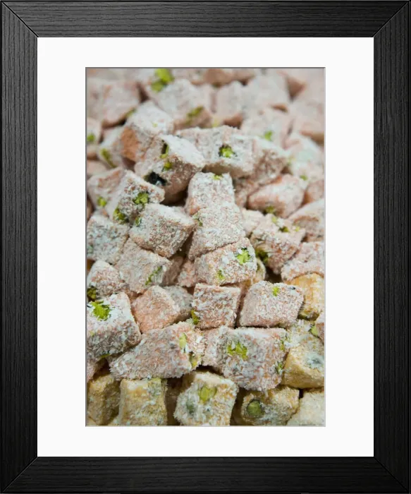 Framed Print : Turkish Delight for sale, Spice Bazaar, Istanbul, Turkey, Western Asia Framed Print : Turkish Delight for sale, Spice Bazaar, Istanbul, Turkey, Western Asia