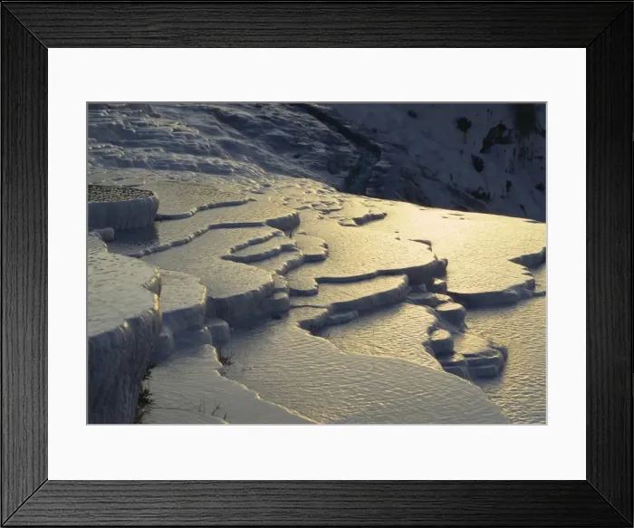 Framed Print : Pamukkale, Turkey, Middle East Framed Print : Pamukkale, Turkey, Middle East