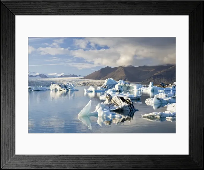 Framed Print : Jokulsarlon, South Iceland, Polar Regions Framed Print : Jokulsarlon, South Iceland, Polar Regions