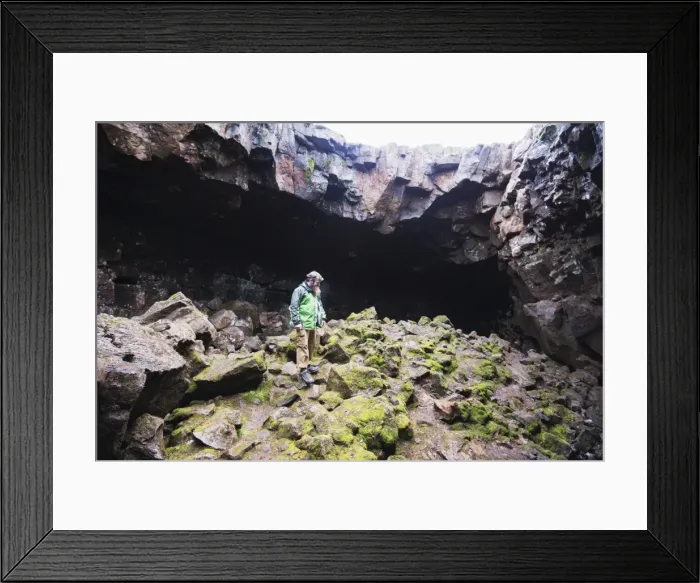Framed Print : Raufarholsheillir lava tube cave system, Iceland, Polar Regions Framed Print : Raufarholsheillir lava tube cave system, Iceland, Polar Regions