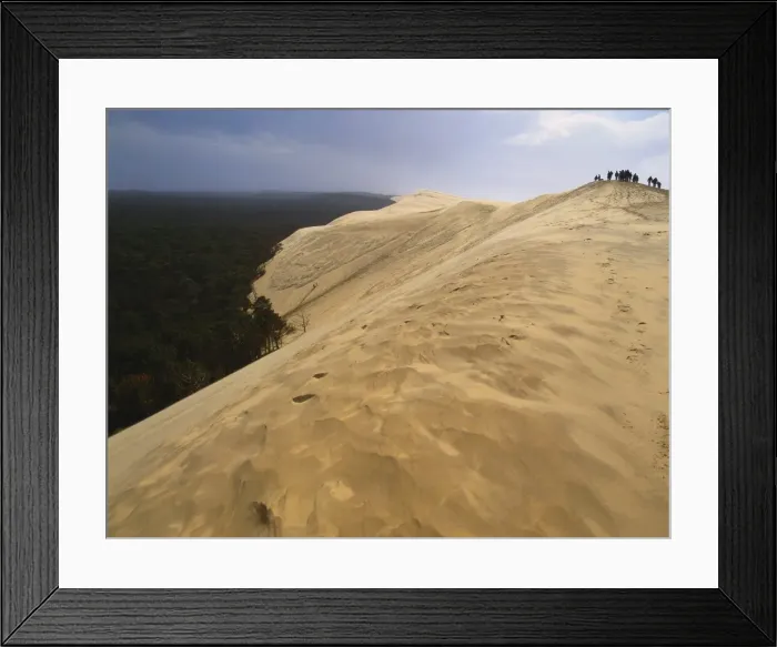 Framed Print : Dune de Pilat, Gironde, Aquitaine, France