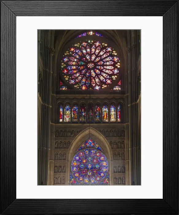Framed Print : Cathedral west windows, Rheims, UNESCO World Heritage Site, Marne, France, Europe Framed Print : Cathedral west windows, Rheims, UNESCO World Heritage Site, Marne, France, Europe