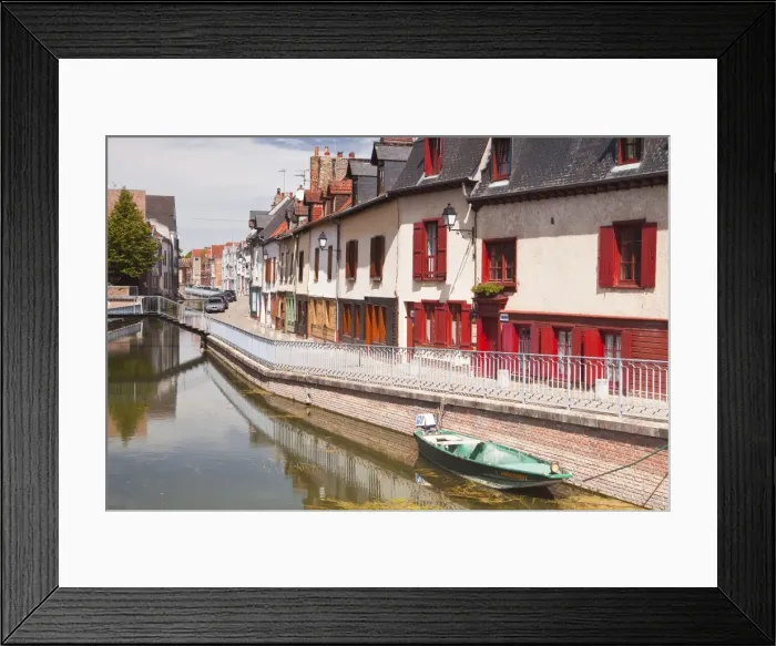Framed Print : Houses in the Saint Leu district of Amiens, Somme, Picardy, France, Europe Framed Print : Houses in the Saint Leu district of Amiens, Somme, Picardy, France, Europe