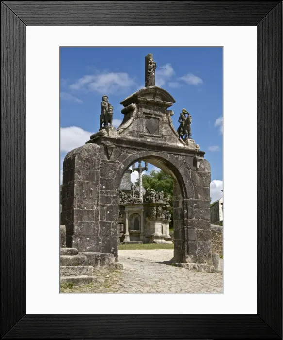Framed Print : Triumphal Arch dating from between 1581 and 1588, Guimiliau parish enclosure, Finistere, Brittany, France, Europe Framed Print : Triumphal Arch dating from between 1581 and 1588, Guimiliau parish enclosure, Finistere, Brittany, France, Europe