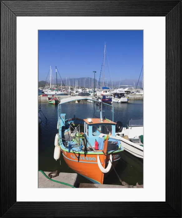 Framed Print : Fishing boat at the port of Ajaccio, Corsica, France, Mediterranean, Europe Framed Print : Fishing boat at the port of Ajaccio, Corsica, France, Mediterranean, Europe