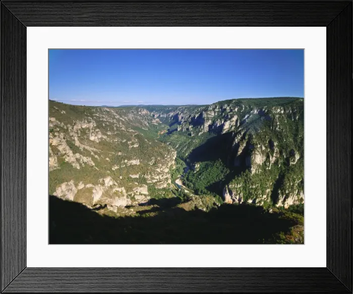 Framed Print : Valley in Lozere, Languedoc-Roussillon, France Framed Print : Valley in Lozere, Languedoc-Roussillon, France