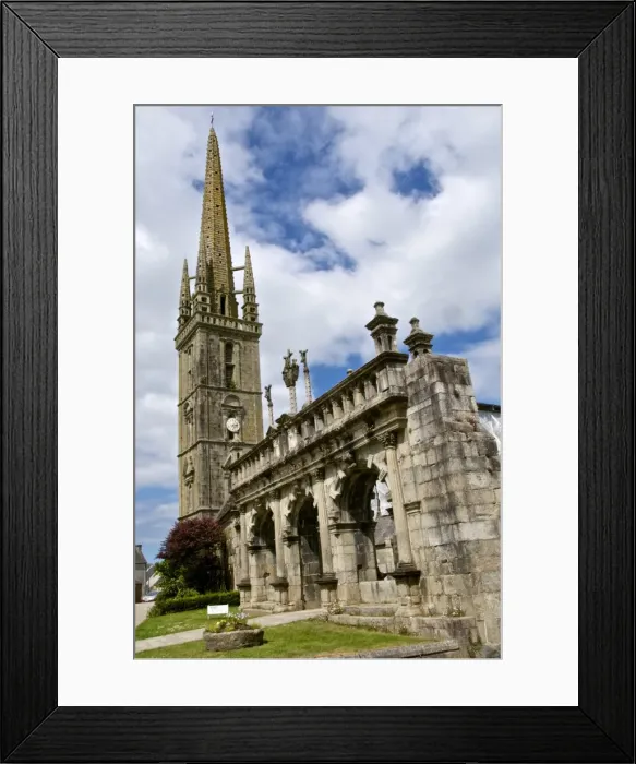 Framed Print : Triumphal Arch dating from 1588 and church dating from the 16th and 17th centuries, Sizun parish enclosure, Finistere, Brittany, France, Europe Framed Print : Triumphal Arch dating from 1588 and church dating from the 16th and 17th centuries, Sizun parish enclosure, Finistere, Brittany, France, Europe