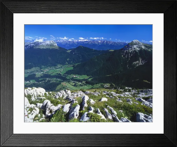 Framed Print : View From the Alps, Chartreuse, France Framed Print : View From the Alps, Chartreuse, France