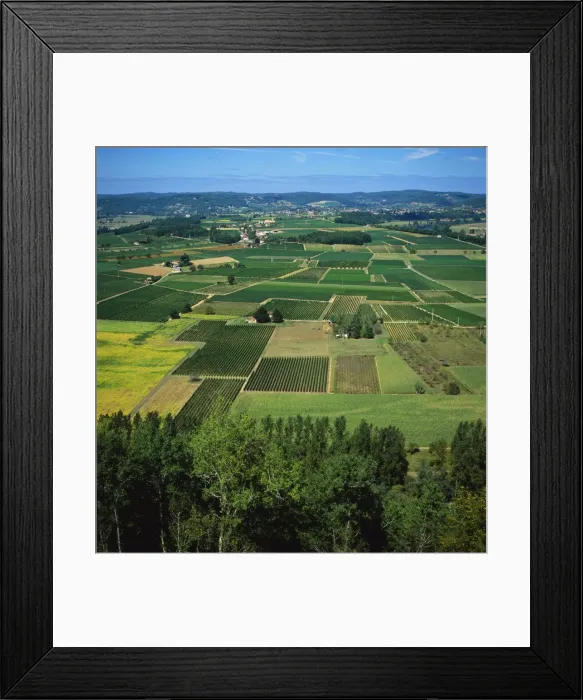 Framed Print : Rural Landscape, Dordogne, Aquitaine, France Framed Print : Rural Landscape, Dordogne, Aquitaine, France