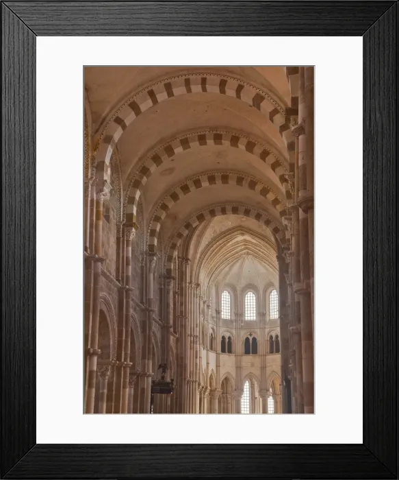 Framed Print : The nave of Basilique Sainte-Marie-Madeleine, Vezelay, Yonne, Burgundy, France, Europe Framed Print : The nave of Basilique Sainte-Marie-Madeleine, Vezelay, Yonne, Burgundy, France, Europe
