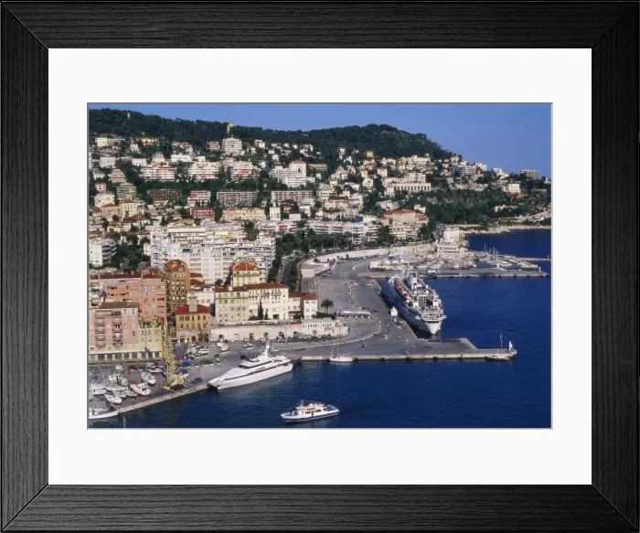 Framed Print : Nice Harbour, Cote d Azur, France Framed Print : Nice Harbour, Cote d Azur, France