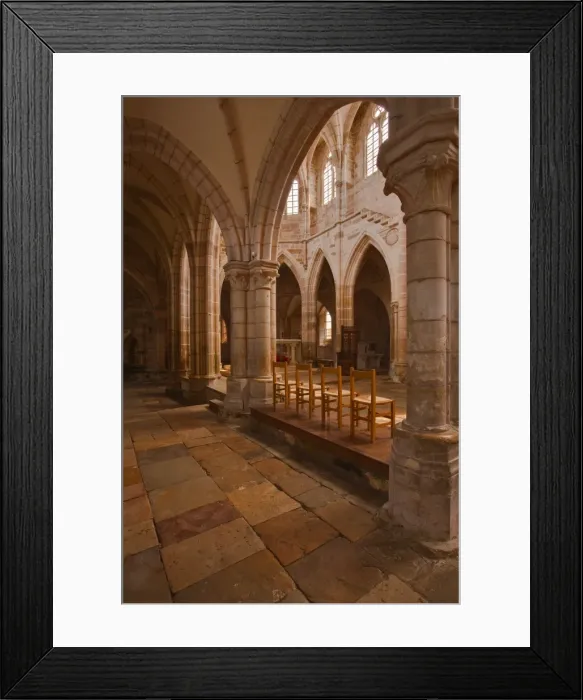 Framed Print : Looking down an aisle in the church of Notre Dame, Saint Pere, Yonne, Burgundy, France, Europe Framed Print : Looking down an aisle in the church of Notre Dame, Saint Pere, Yonne, Burgundy, France, Europe