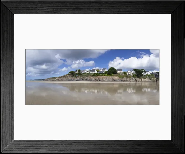 Framed Print : Beach of Pentrez Plage, Finistere, Brittany, France, Europe Framed Print : Beach of Pentrez Plage, Finistere, Brittany, France, Europe