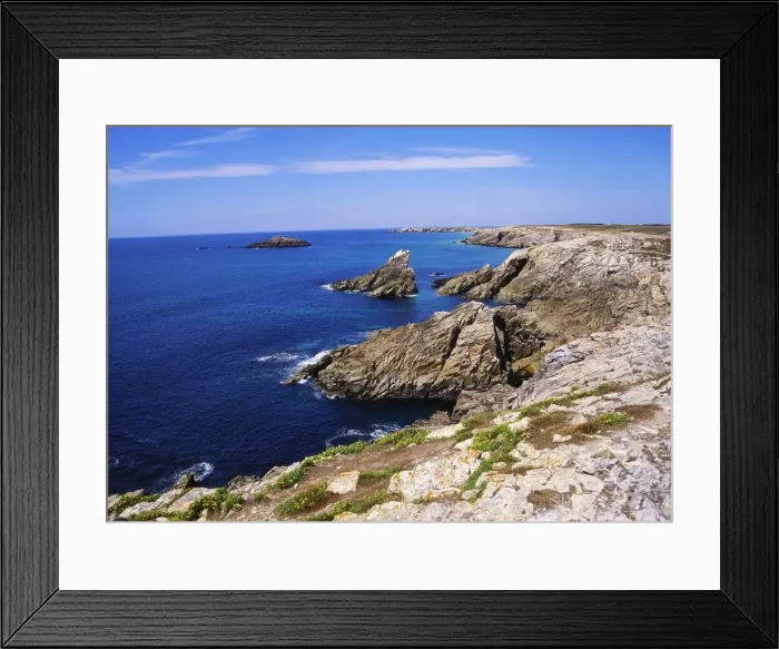 Framed Print : Cote Sauvage, Quiberon, Normandy, France Framed Print : Cote Sauvage, Quiberon, Normandy, France