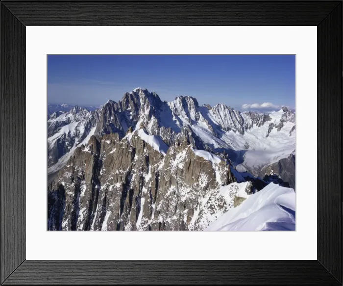 Framed Print : Aiguille du Midi, Rhone Alpes, France Framed Print : Aiguille du Midi, Rhone Alpes, France