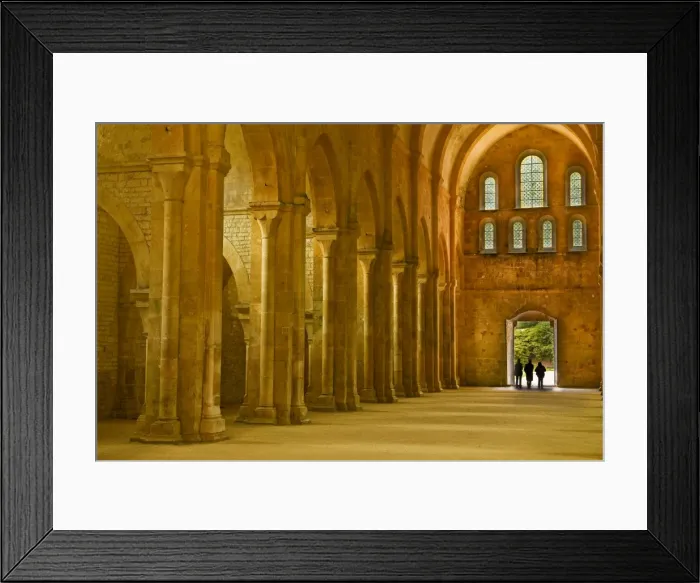 Framed Print : The nave of Fontenay Abbey, UNESCO World Heritage Site, Cote d Or, Burgundy, France, Europe Framed Print : The nave of Fontenay Abbey, UNESCO World Heritage Site, Cote d Or, Burgundy, France, Europe
