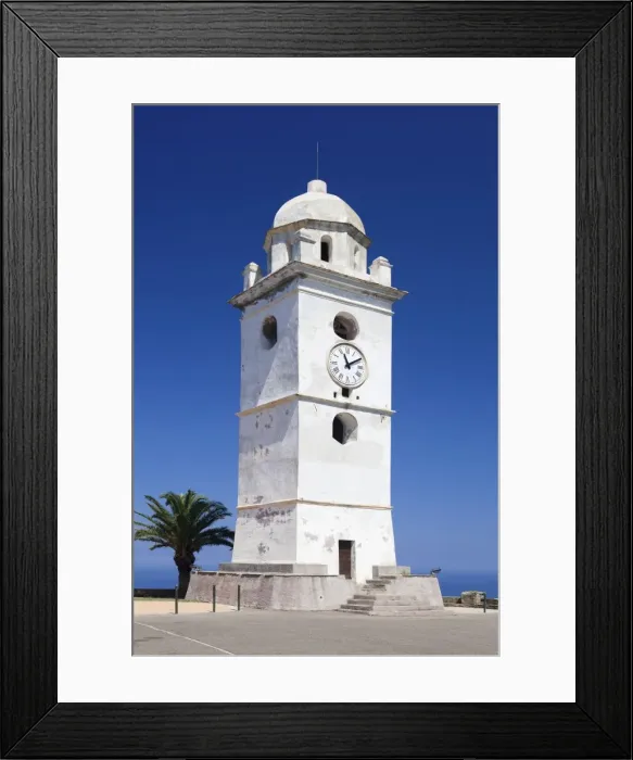 Framed Print : Bell tower, Canari, Corsica, France, Mediterranean, Europe Framed Print : Bell tower, Canari, Corsica, France, Mediterranean, Europe
