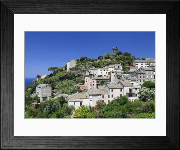 Framed Print : Nonza, Corsica, France, Mediterranean, Europe Framed Print : Nonza, Corsica, France, Mediterranean, Europe