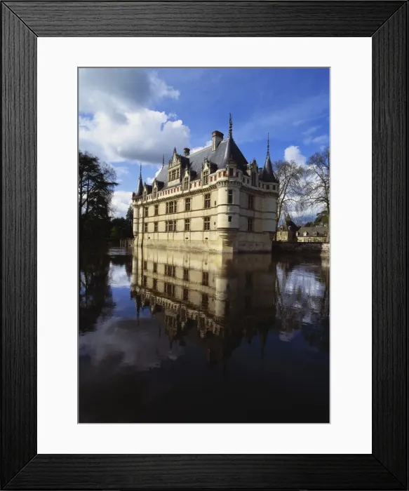 Framed Print : Azay le Rideau Castle, Loire Valley, Indre et Loire, France Framed Print : Azay le Rideau Castle, Loire Valley, Indre et Loire, France