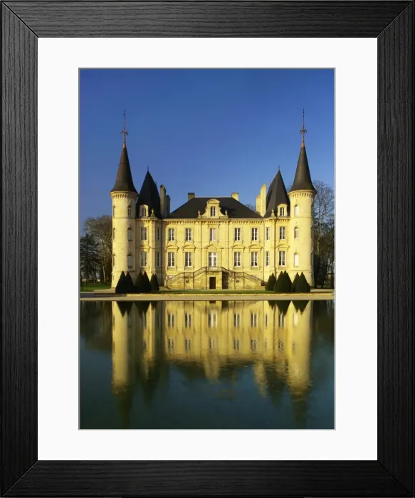 Framed Print : Chateau Pichon Longueville, Medoc, Gironde, France Framed Print : Chateau Pichon Longueville, Medoc, Gironde, France