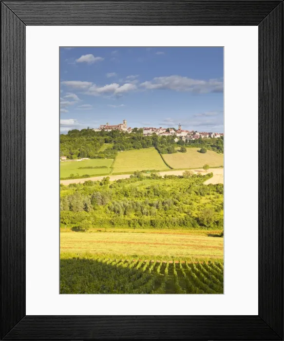 Framed Print : The Beaux Village de France of Vezelay in the Yonne area, Burgundy, France, Europe Framed Print : The Beaux Village de France of Vezelay in the Yonne area, Burgundy, France, Europe