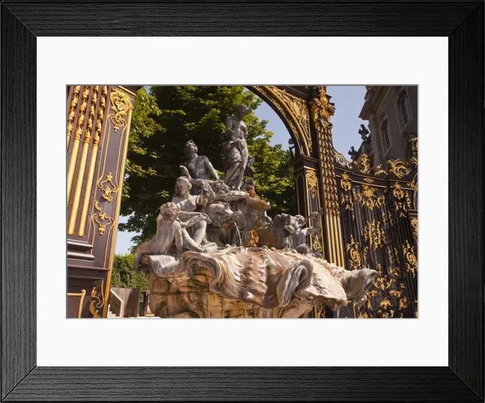Framed Print : A fountain in Place Stanislas, UNESCO World Heritage Site, Nancy, Meurthe-et-Moselle, France, Europe Framed Print : A fountain in Place Stanislas, UNESCO World Heritage Site, Nancy, Meurthe-et-Moselle, France, Europe