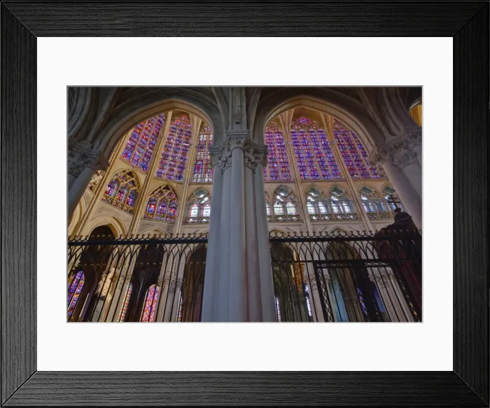 Framed Print : Stained glass windows inside Saint Gatien cathedral, Tours, Indre-et-Loire, Centre, France, Europe Framed Print : Stained glass windows inside Saint Gatien cathedral, Tours, Indre-et-Loire, Centre, France, Europe