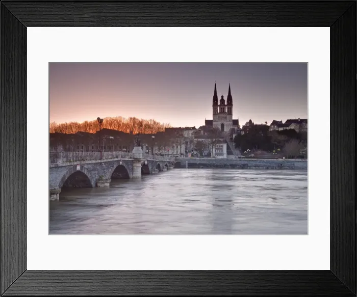 Framed Print : The Maine river flowing through the city of Angers, Maine-et-Loire, Pays de la Loire, France, Europe Framed Print : The Maine river flowing through the city of Angers, Maine-et-Loire, Pays de la Loire, France, Europe