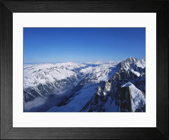 Framed Print : Alps, Chamonix, France Framed Print : Alps, Chamonix, France