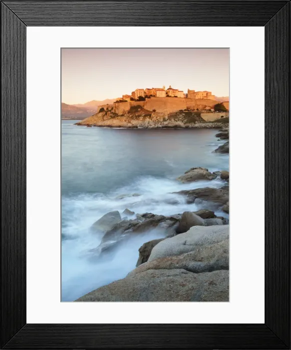 Framed Print : Citadel at sunset, Calvi, Balagne, Corsica, France, Mediterranean, Europe Framed Print : Citadel at sunset, Calvi, Balagne, Corsica, France, Mediterranean, Europe