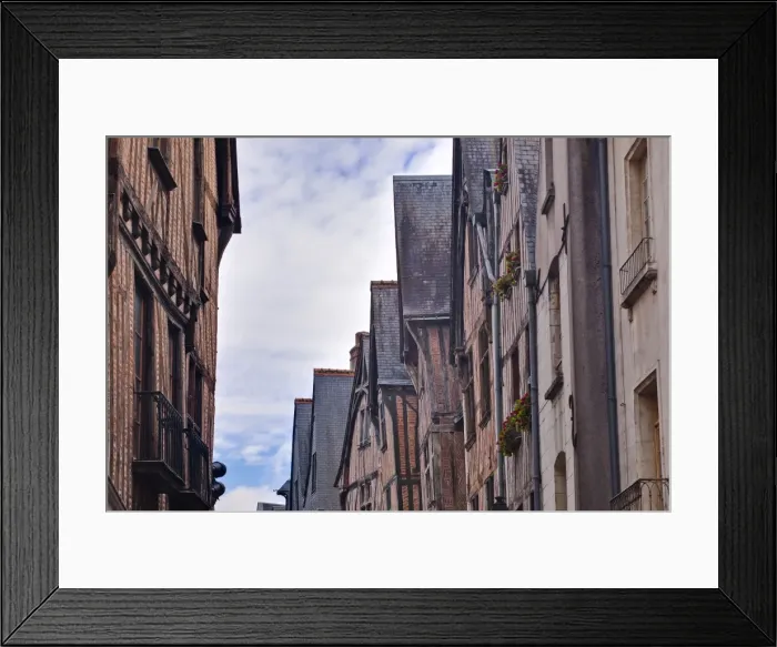 Framed Print : Half timbered houses in Vieux Tours, Tours, Indre-et-Loire, Centre, France, Europe Framed Print : Half timbered houses in Vieux Tours, Tours, Indre-et-Loire, Centre, France, Europe