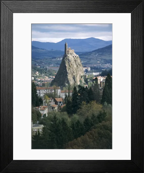 Framed Print : Le Puy En Velay, Haute Loire, Auvergne, France Framed Print : Le Puy En Velay, Haute Loire, Auvergne, France