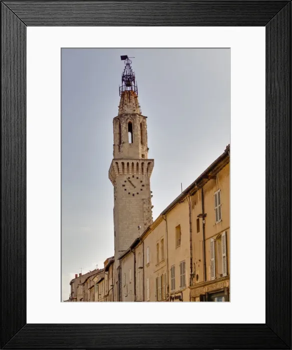 Framed Print : The clock tower of the Couvent des Augustins church, rue du Portail Matheron in the quartier des Carmes, Avignon, Vaucluse, France, Europe Framed Print : The clock tower of the Couvent des Augustins church, rue du Portail Matheron in the quartier des Carmes, Avignon, Vaucluse, France, Europe