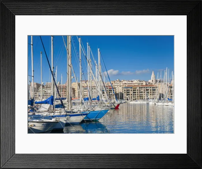 Framed Print : View across the Vieux Port, Marseille, Bouches-du-Rhone, Provence-Alpes-Cote-d Azur, France, Mediterranean, Europe Framed Print : View across the Vieux Port, Marseille, Bouches-du-Rhone, Provence-Alpes-Cote-d Azur, France, Mediterranean, Europe